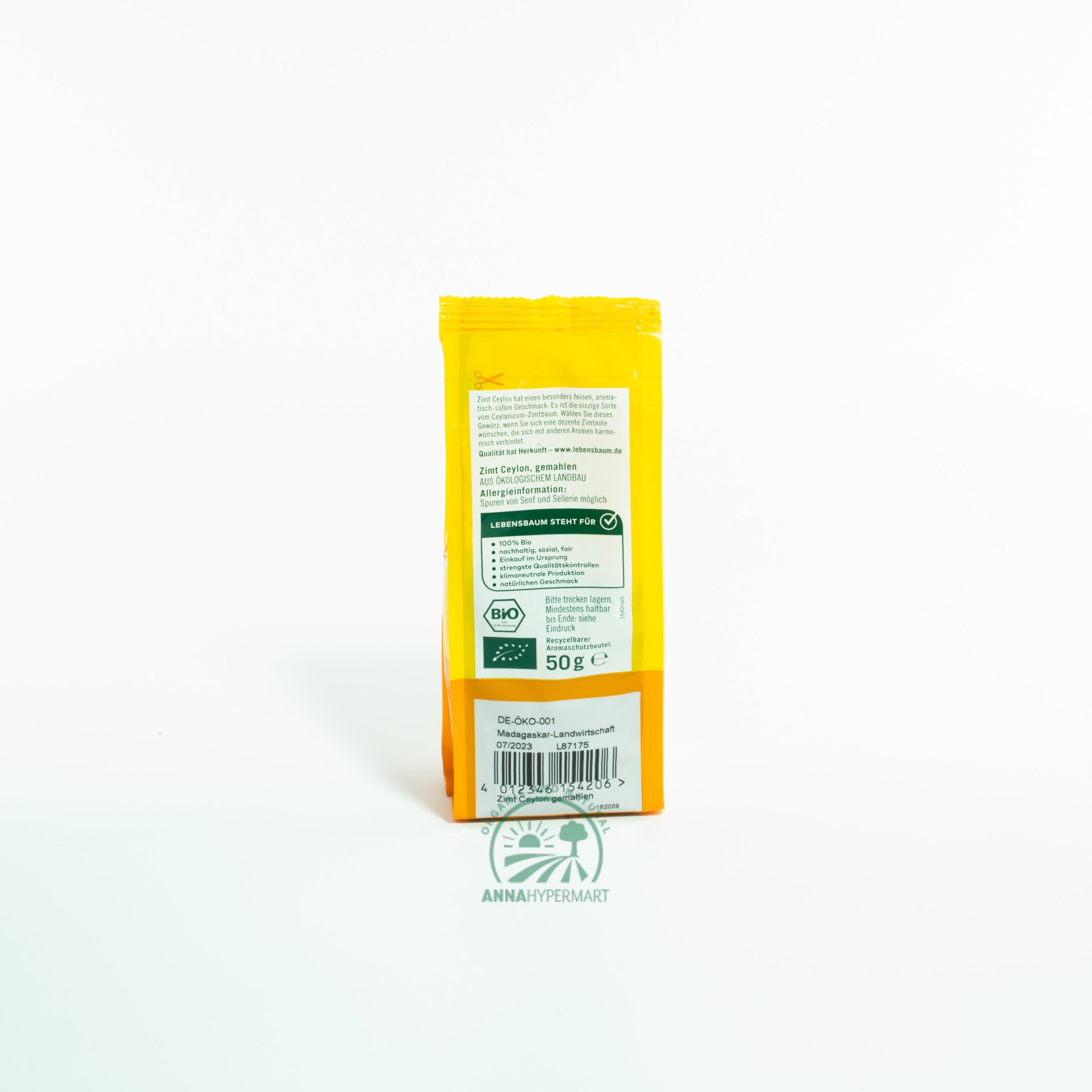 有机锡兰肉桂粉 Lebensbaum Organic Ceylon Cinnamon Ground 50g