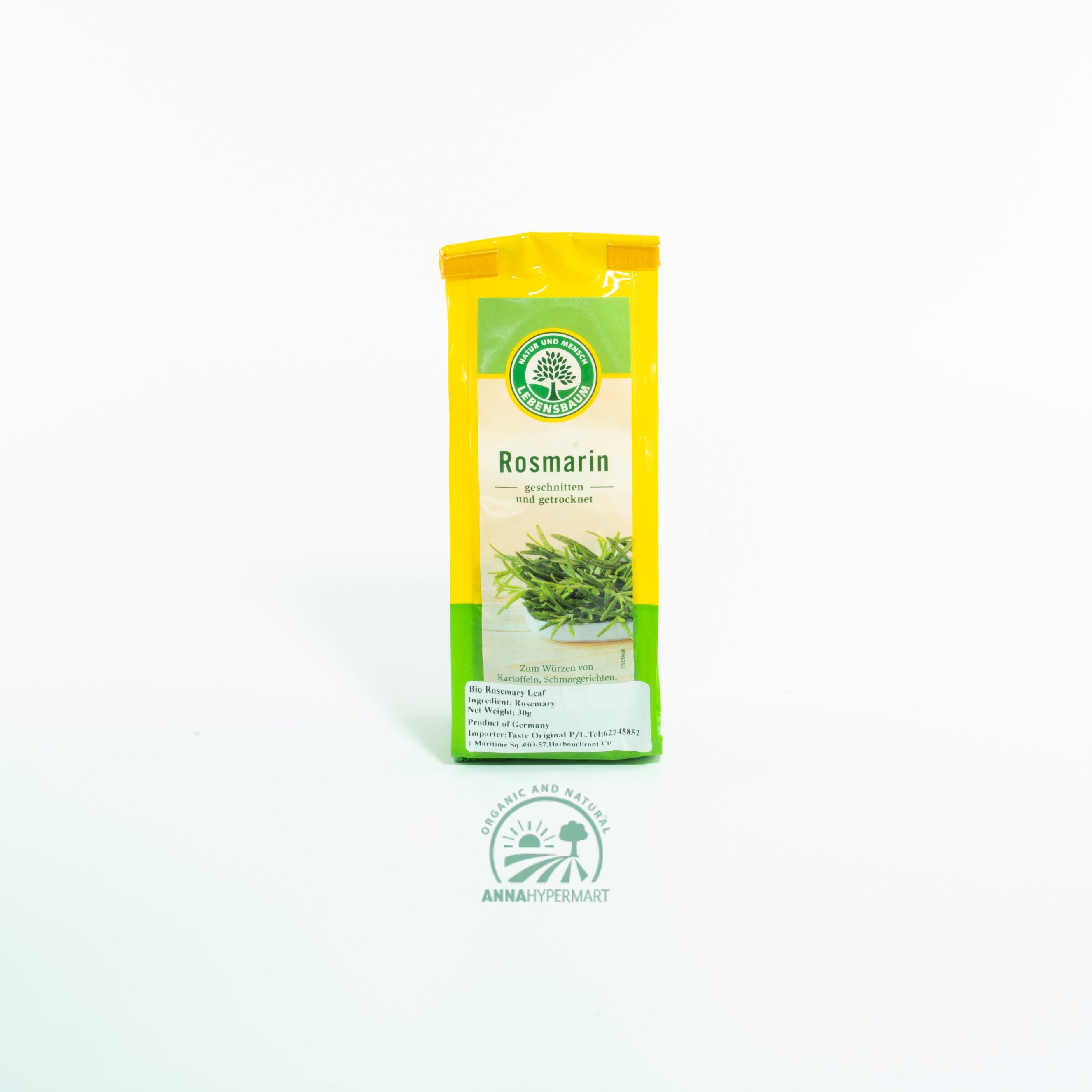 有机迷迭香 Lebensbaum Organic Rosemary 30g