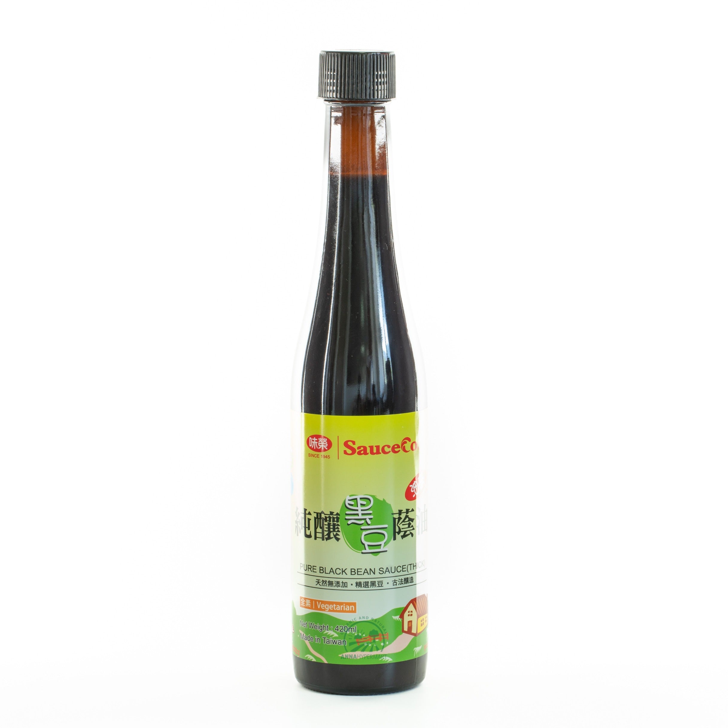 紅麴油膏 Sauce Co Red Yeast Black Bean Sauce (Thick) 180 Days Brewing   420ml