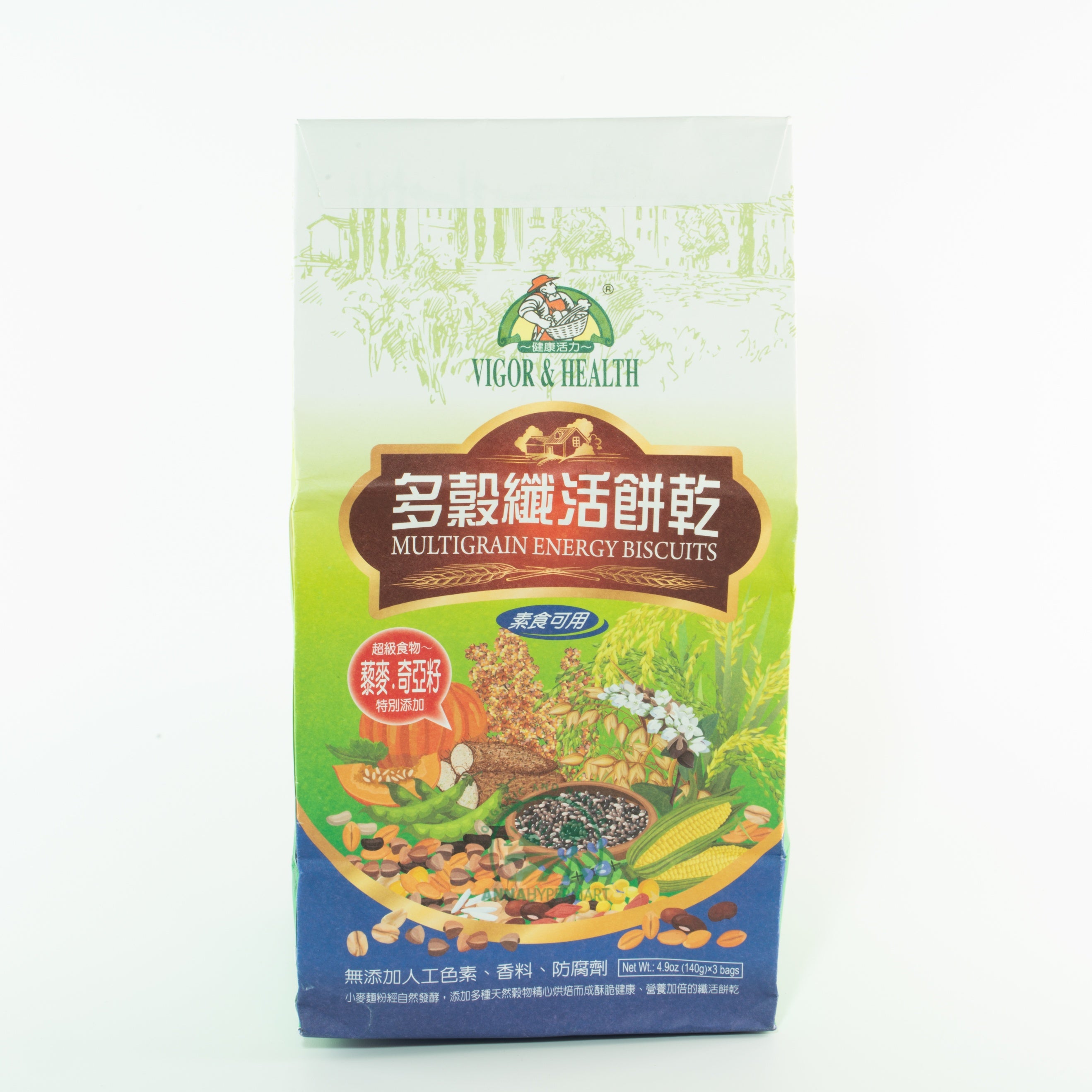 多谷纤活饼干 Multigrain Energy Biscuits