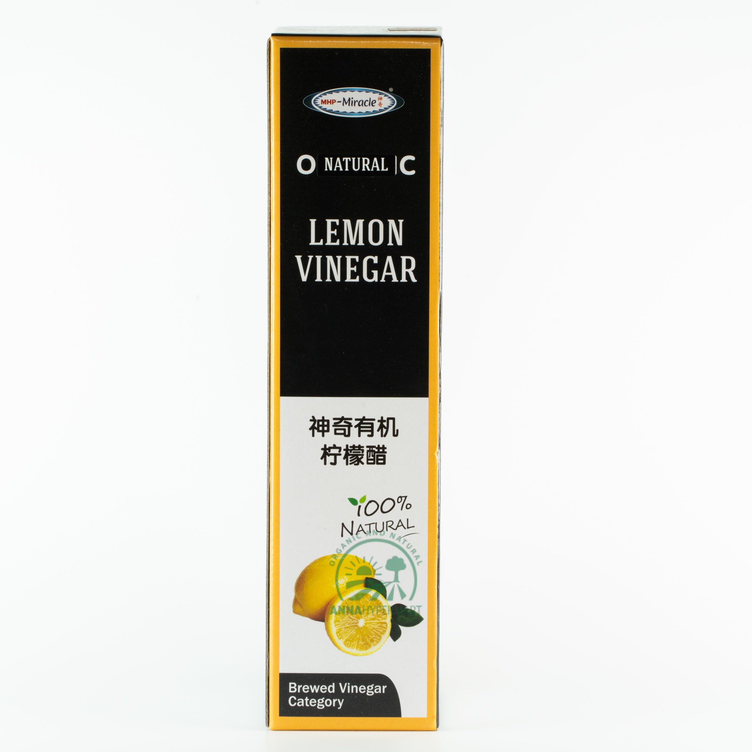 MIRACLE ORGANIC LEMON VINEGAR (750ML)