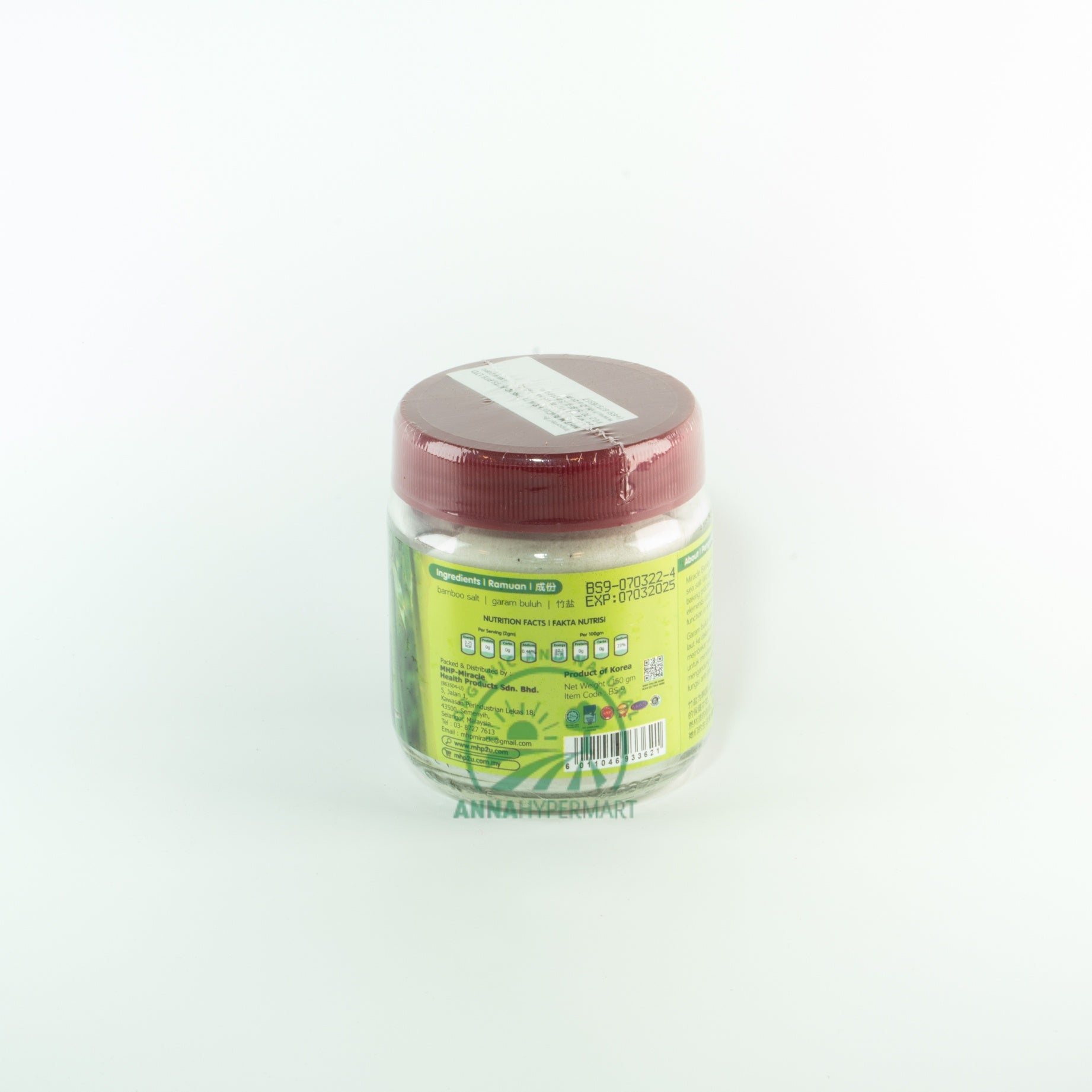 MIRACLE BAMBOO SALT (9 BAKED) (150GM)