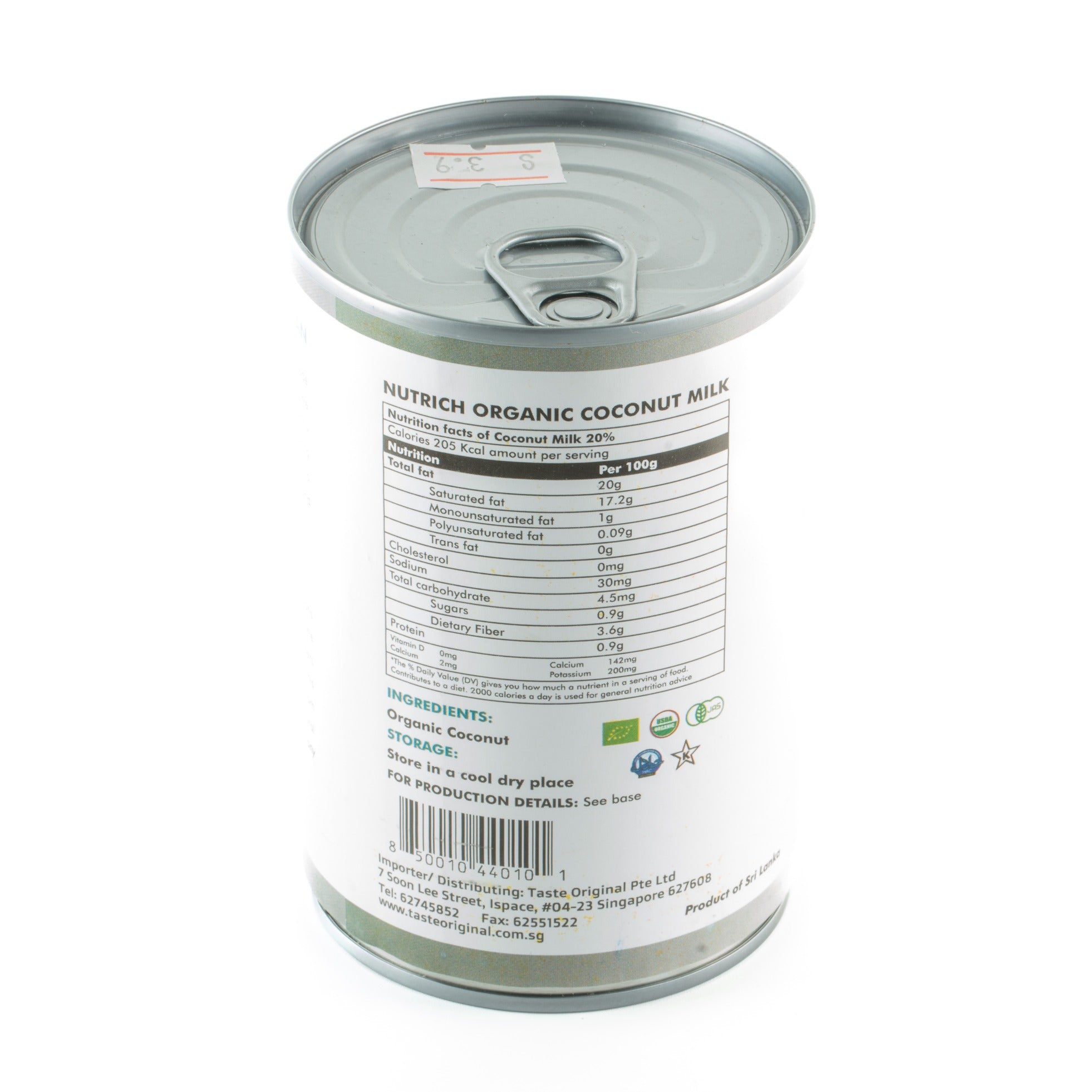 Organic Coconut Milk