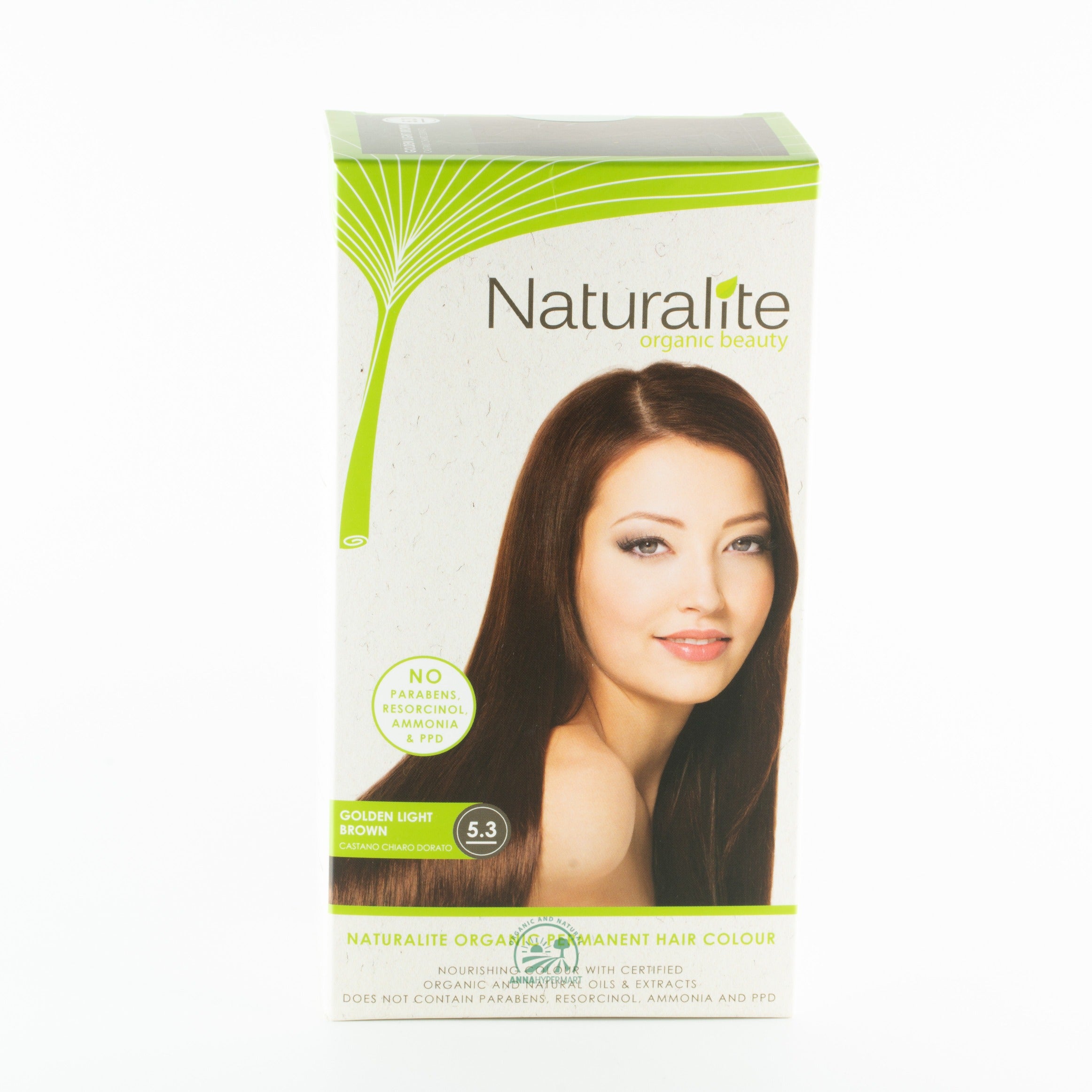 Naturalite Organic permanent Hair Colour 5.3