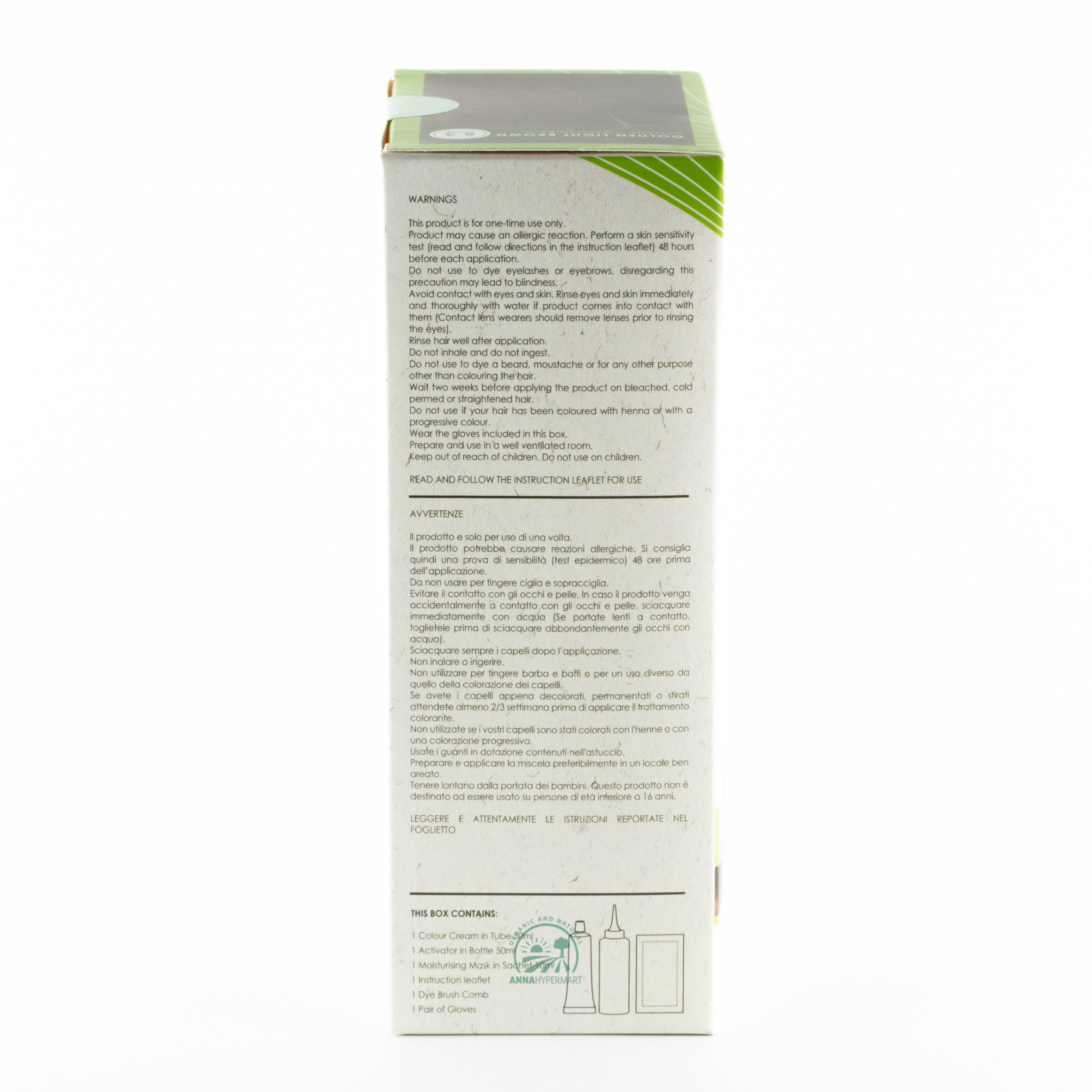 Naturalite Organic permanent Hair Colour 5.3