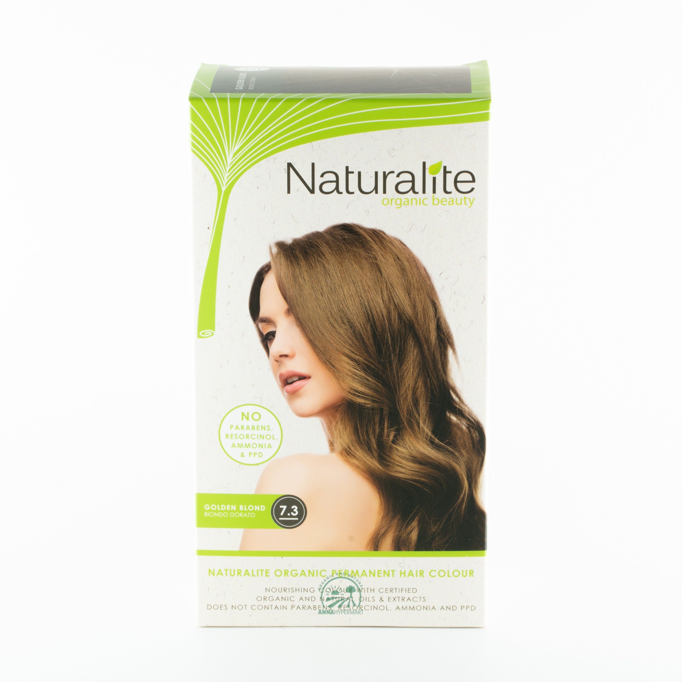Naturalite Organic Permanent Hair Colour  7.3