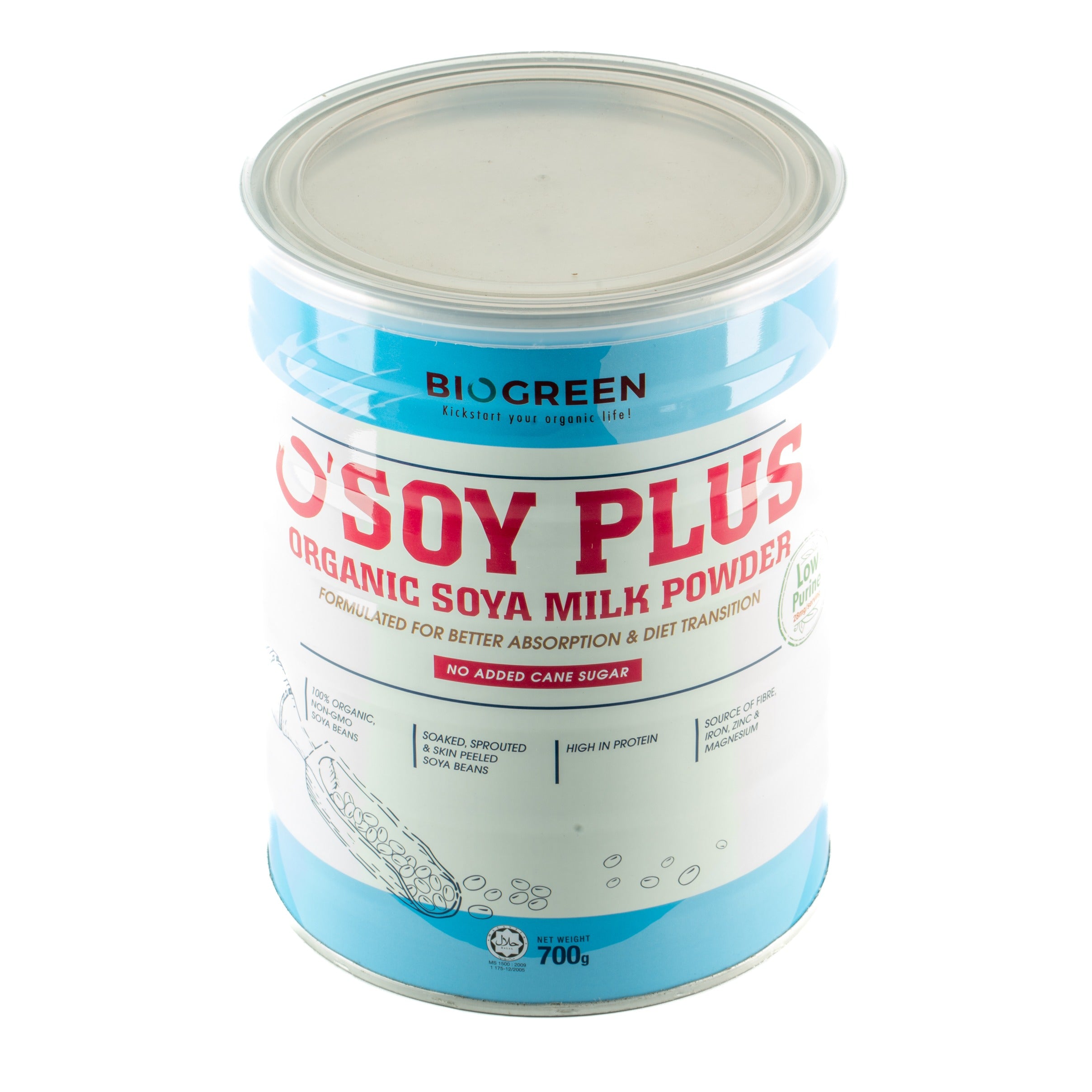 Osoy Plus Organic Soya Milk Powder Biogreen