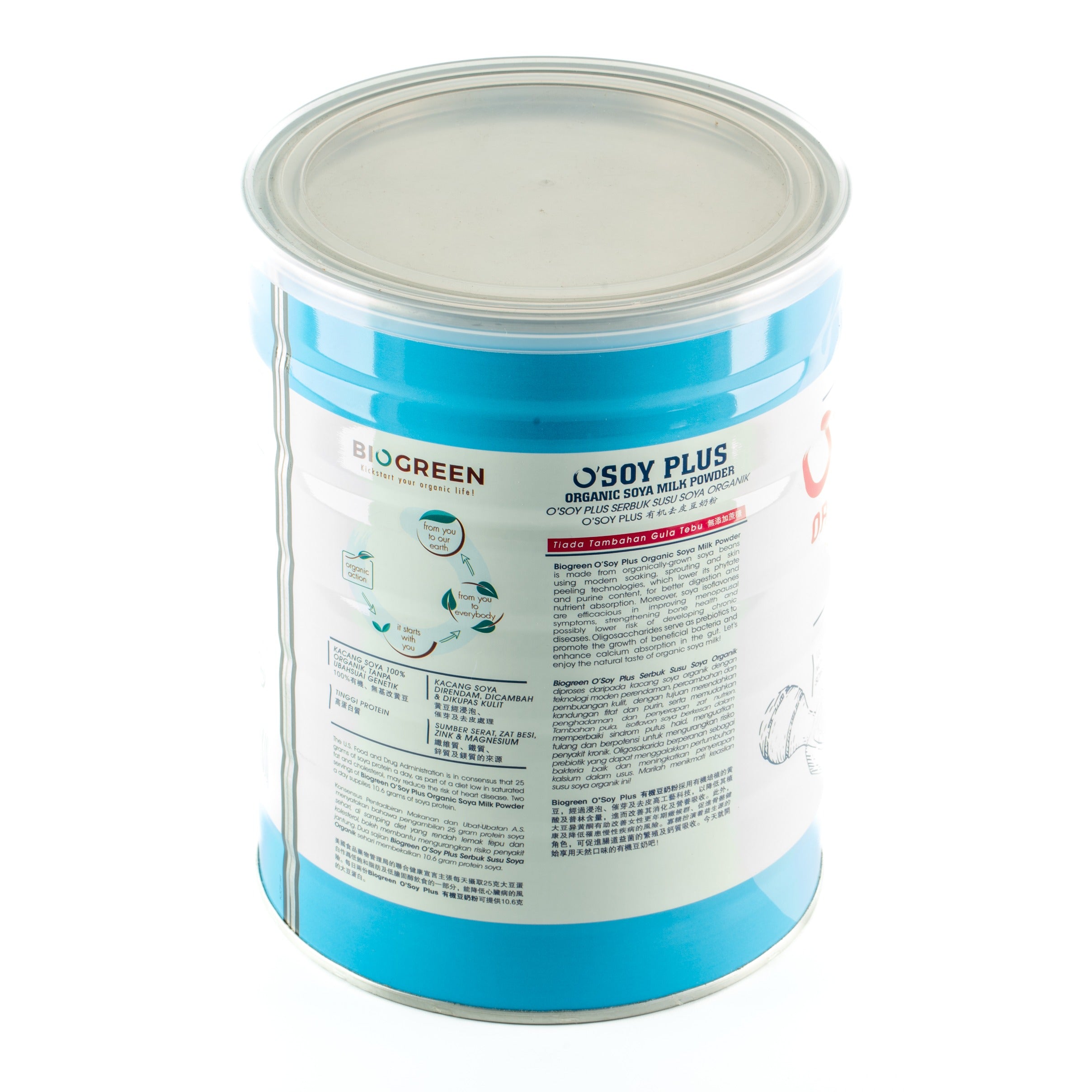 Osoy Plus Organic Soya Milk Powder Biogreen