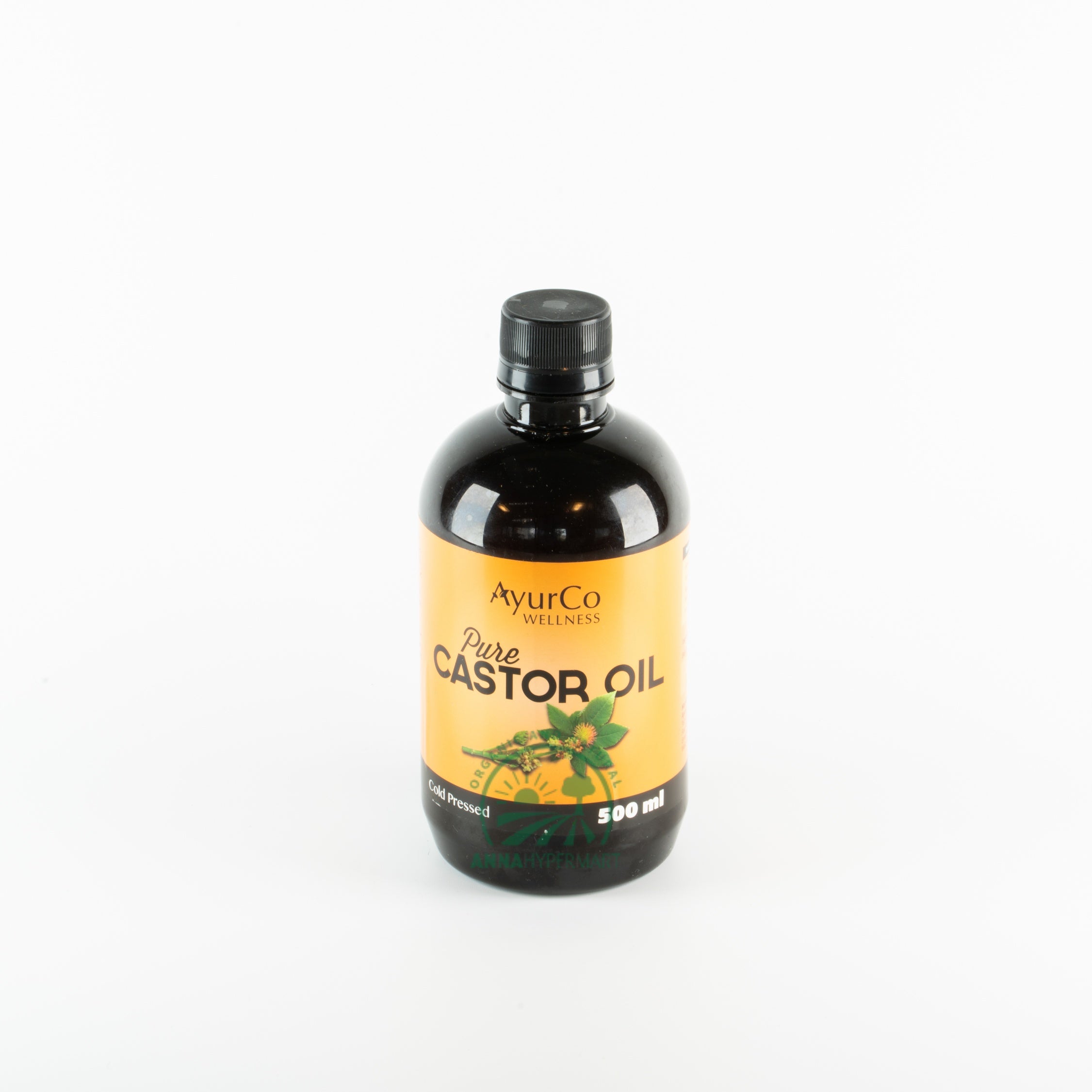 Ayurco Wellness Pure Castor Oil 500ml Cold Pressed