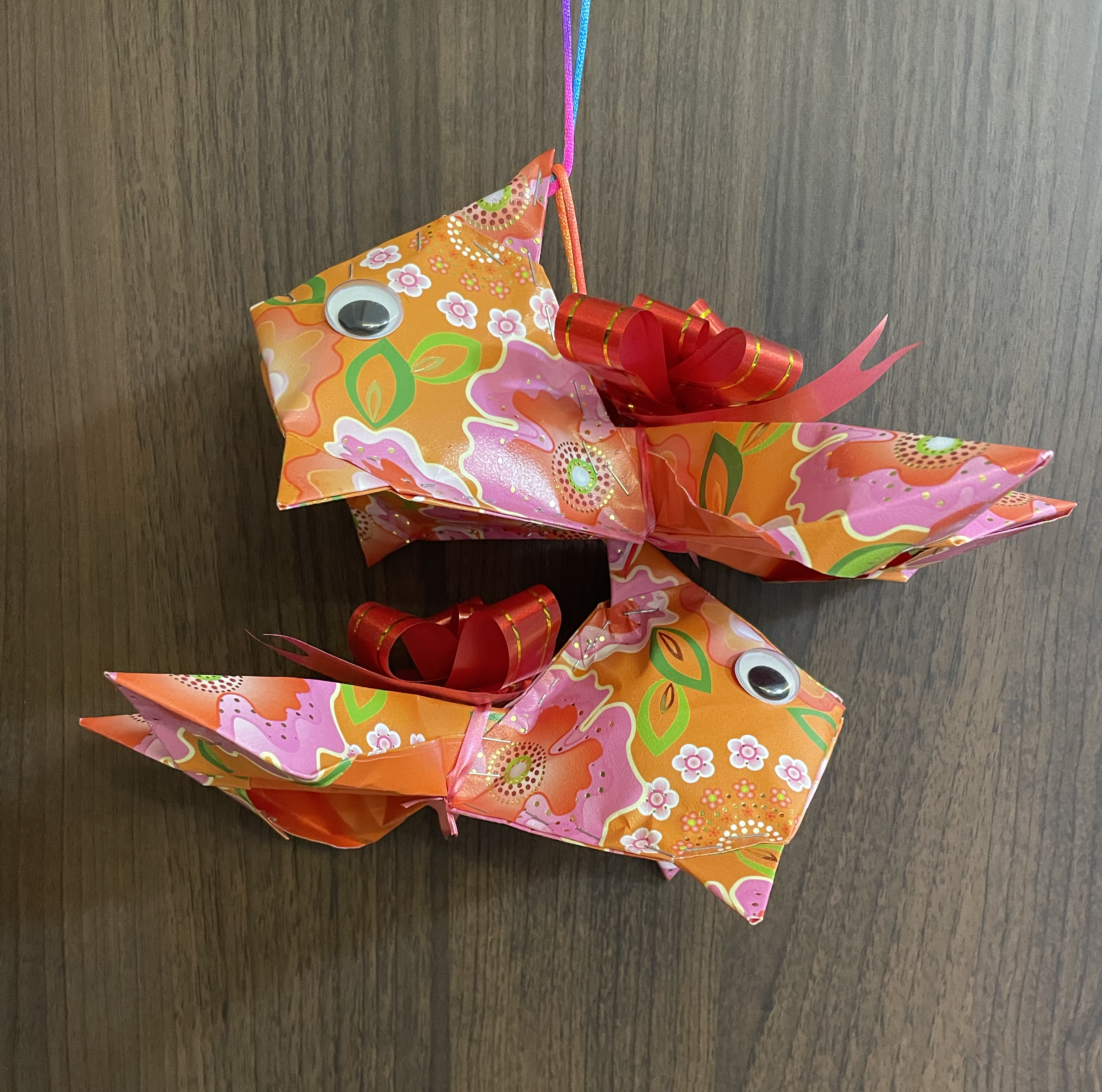 Handmade Angpow Fish Decoration (Medium Sized) - Design 2