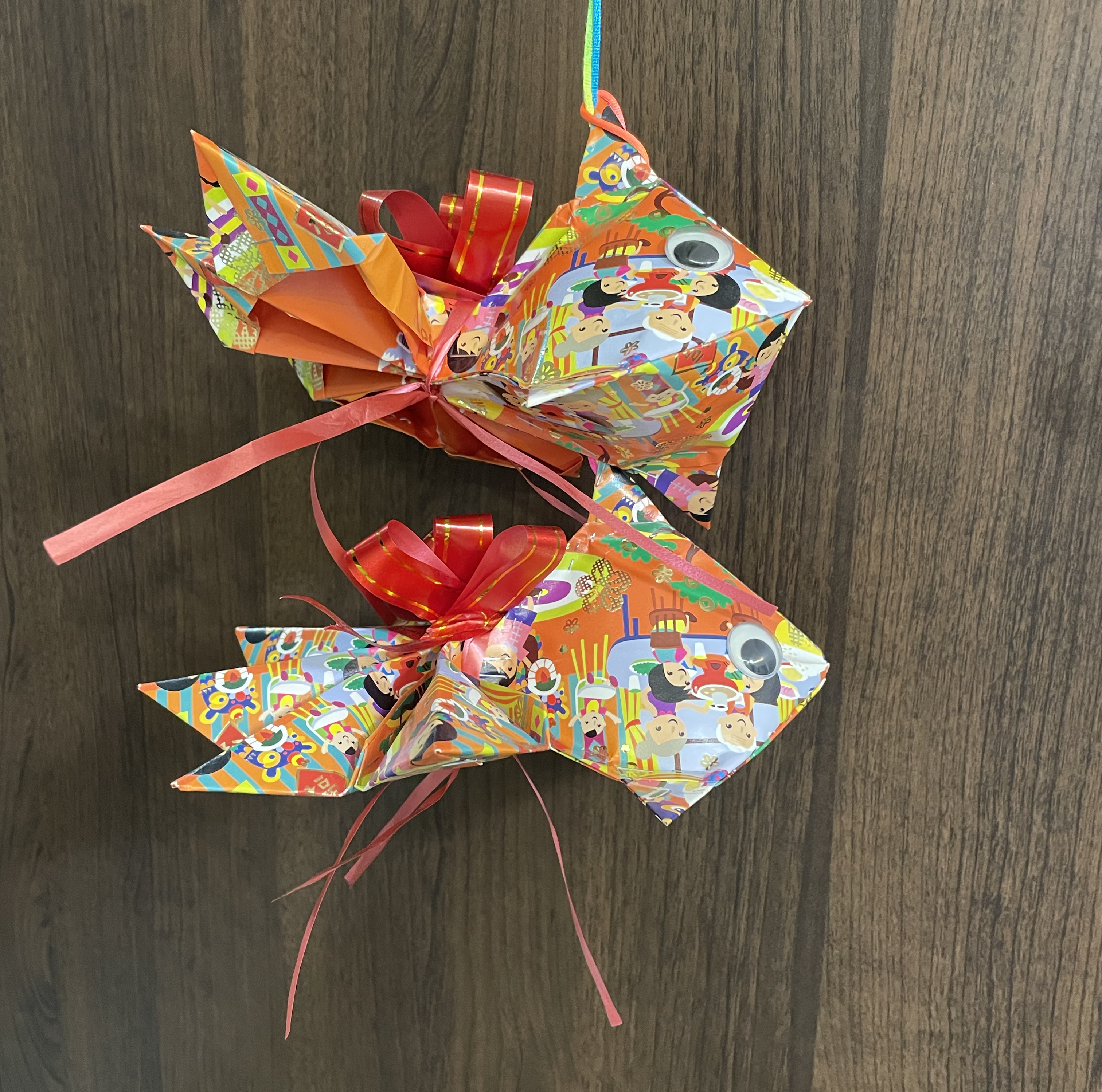 Handmade Angpow Fish Decoration (Medium Sized) - Design 5