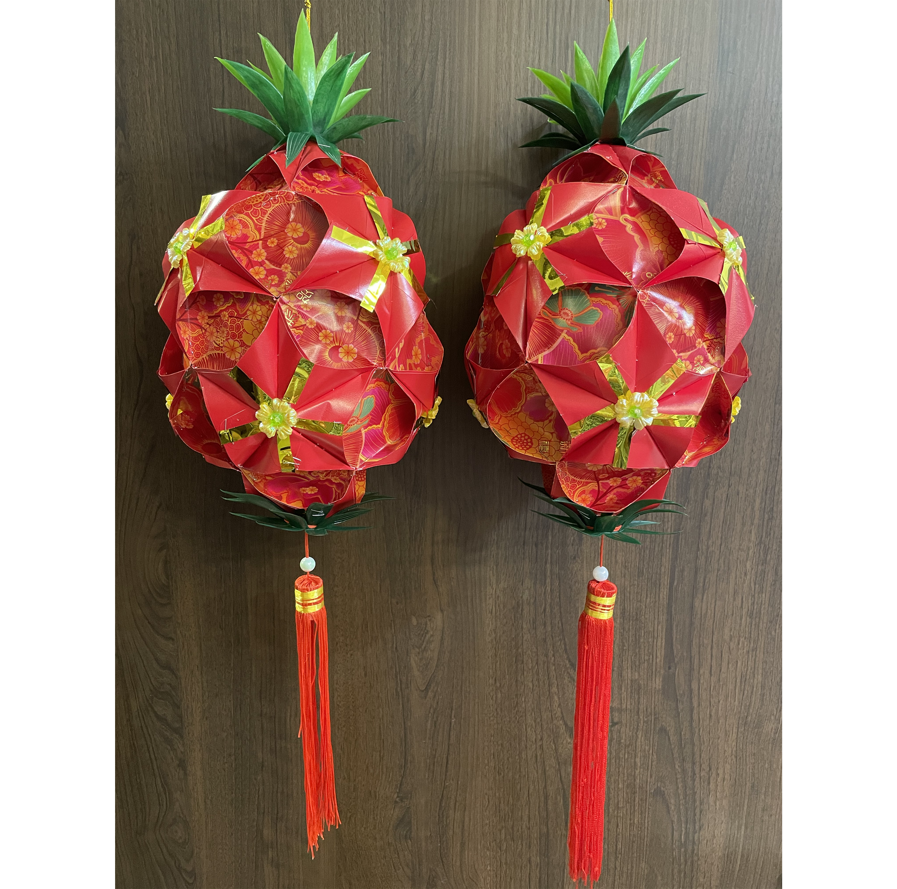 Handmade Pineapple Lantern Decoration - Design 2
