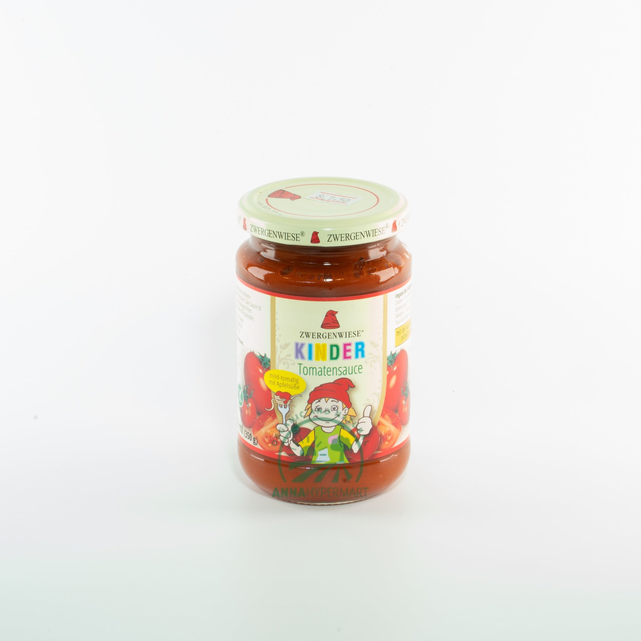 有机儿童番茄酱甜味配苹果酱 Zwergenwiese Bio Children Tomato sauce sweetness w/apple sauce 350g