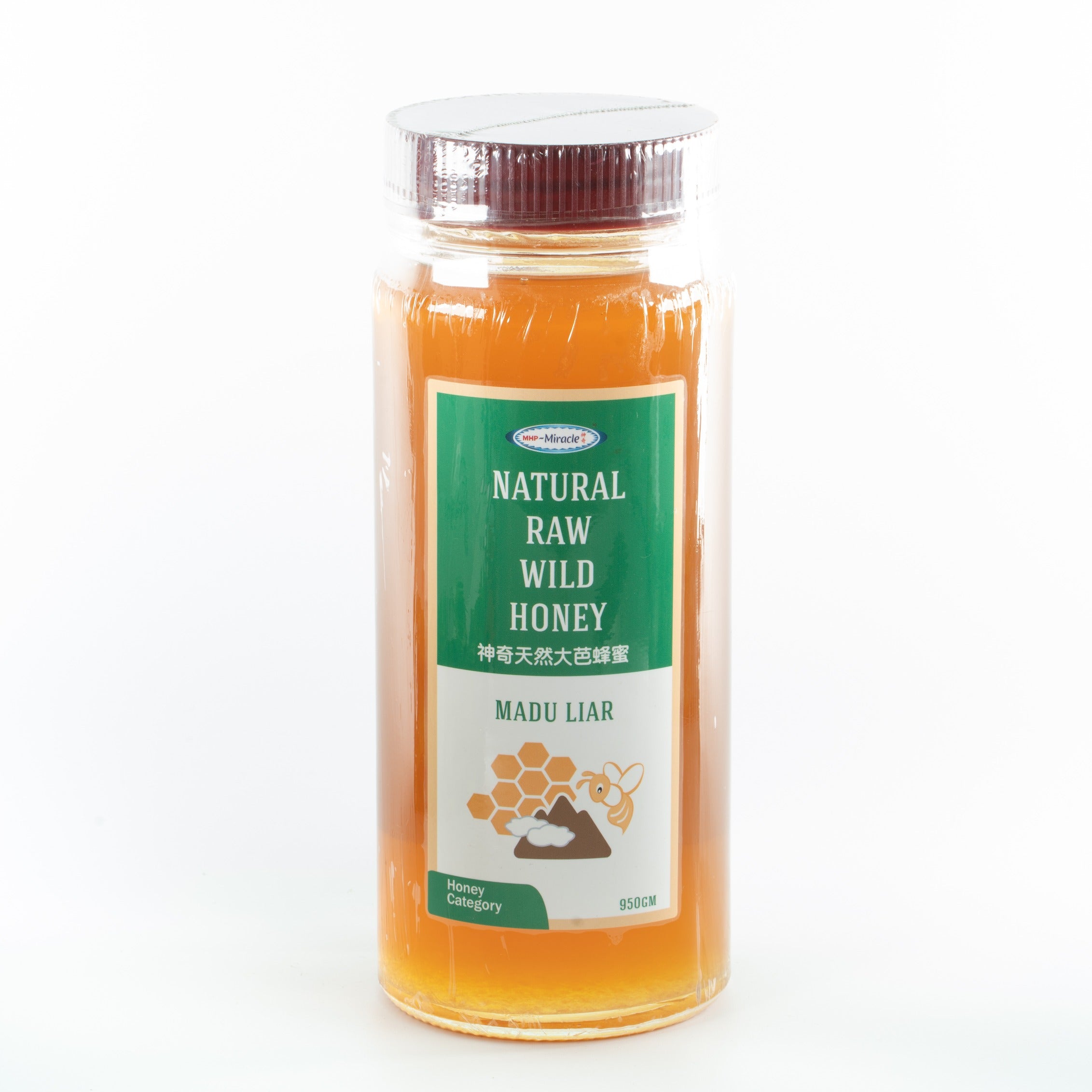 MIRACLE RAW WILD HONEY (950GM)