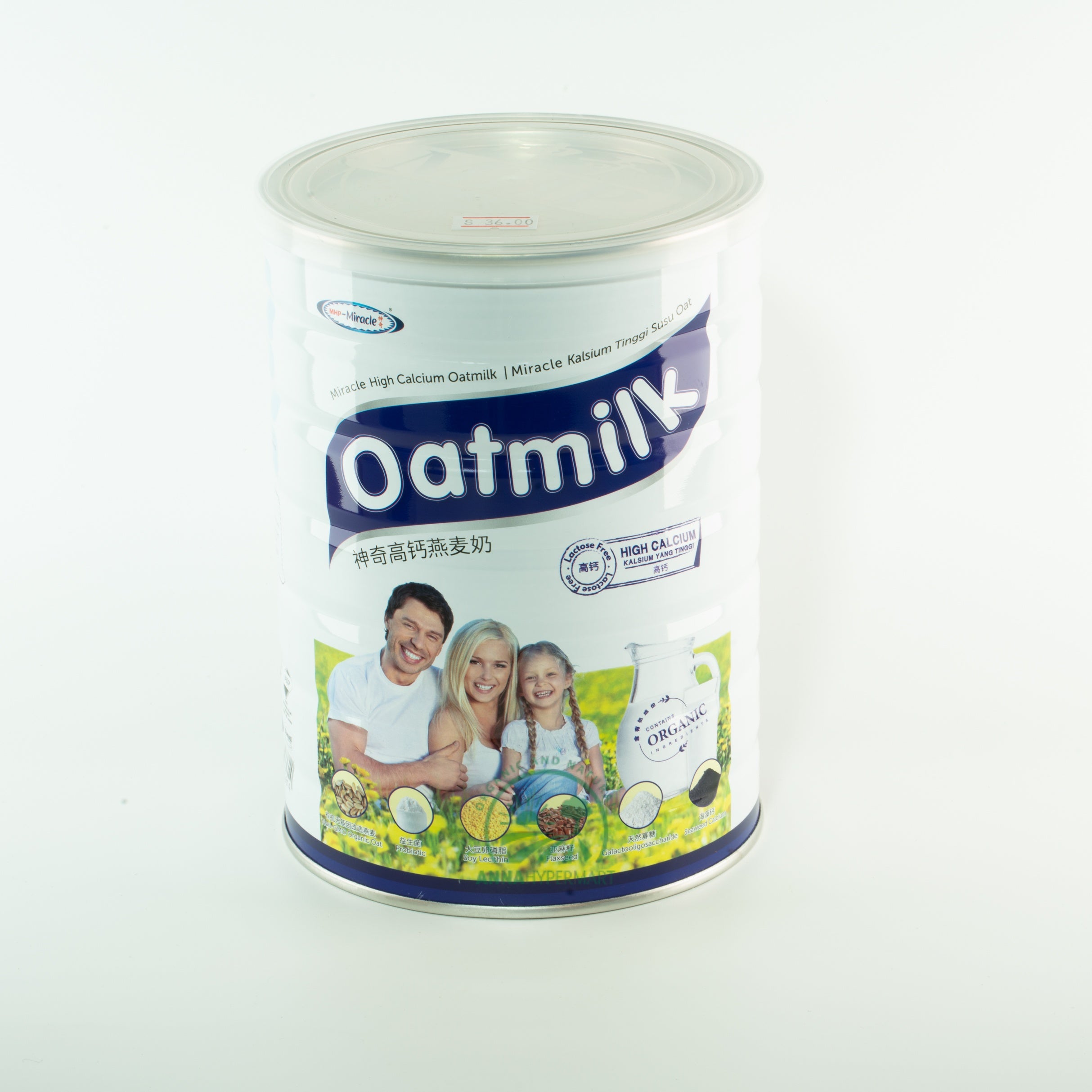 MIRACLE HIGH CALCIUM OAT MILK (900GM)