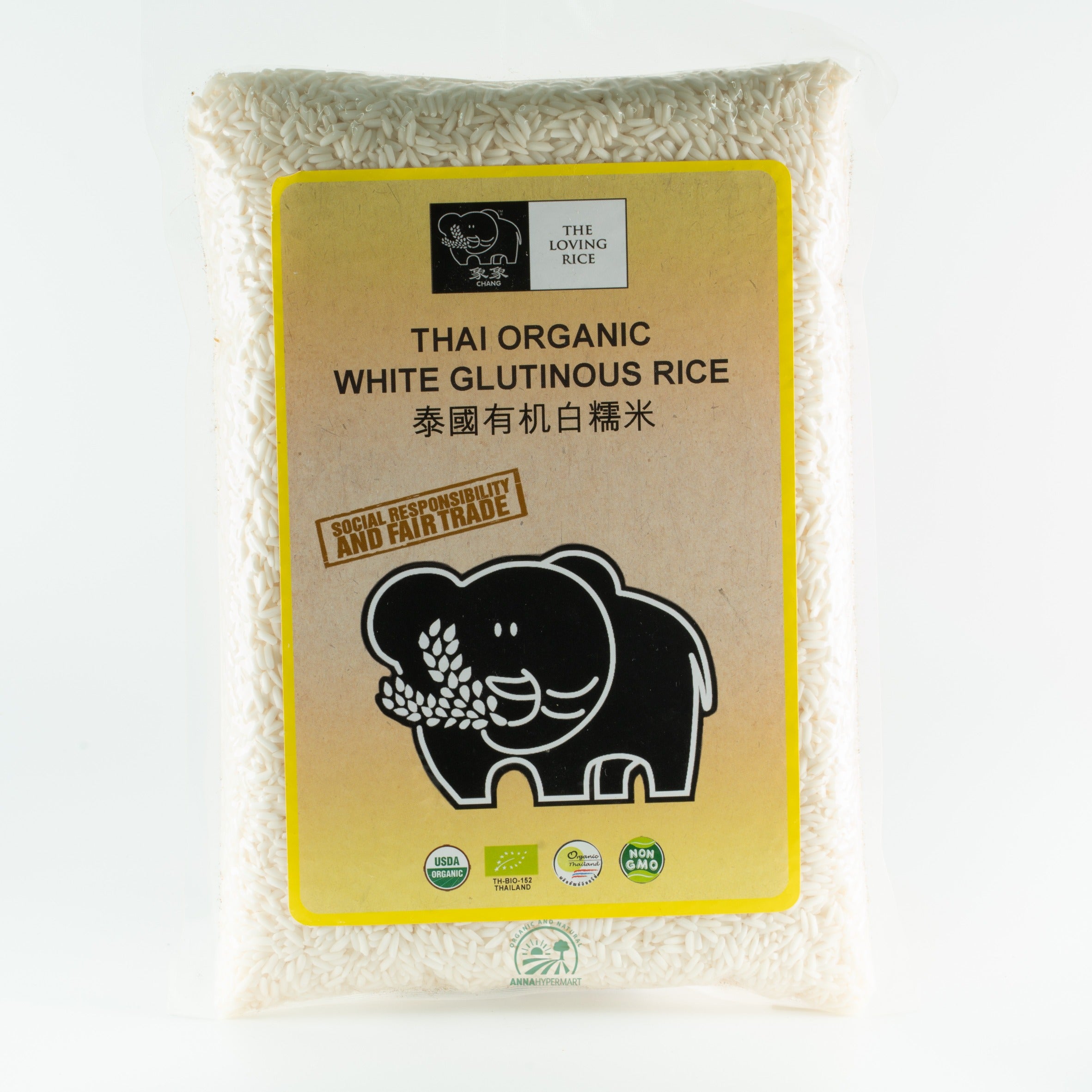 THAI ORGANIC GLUTINOUS RICE 泰国有机糯米