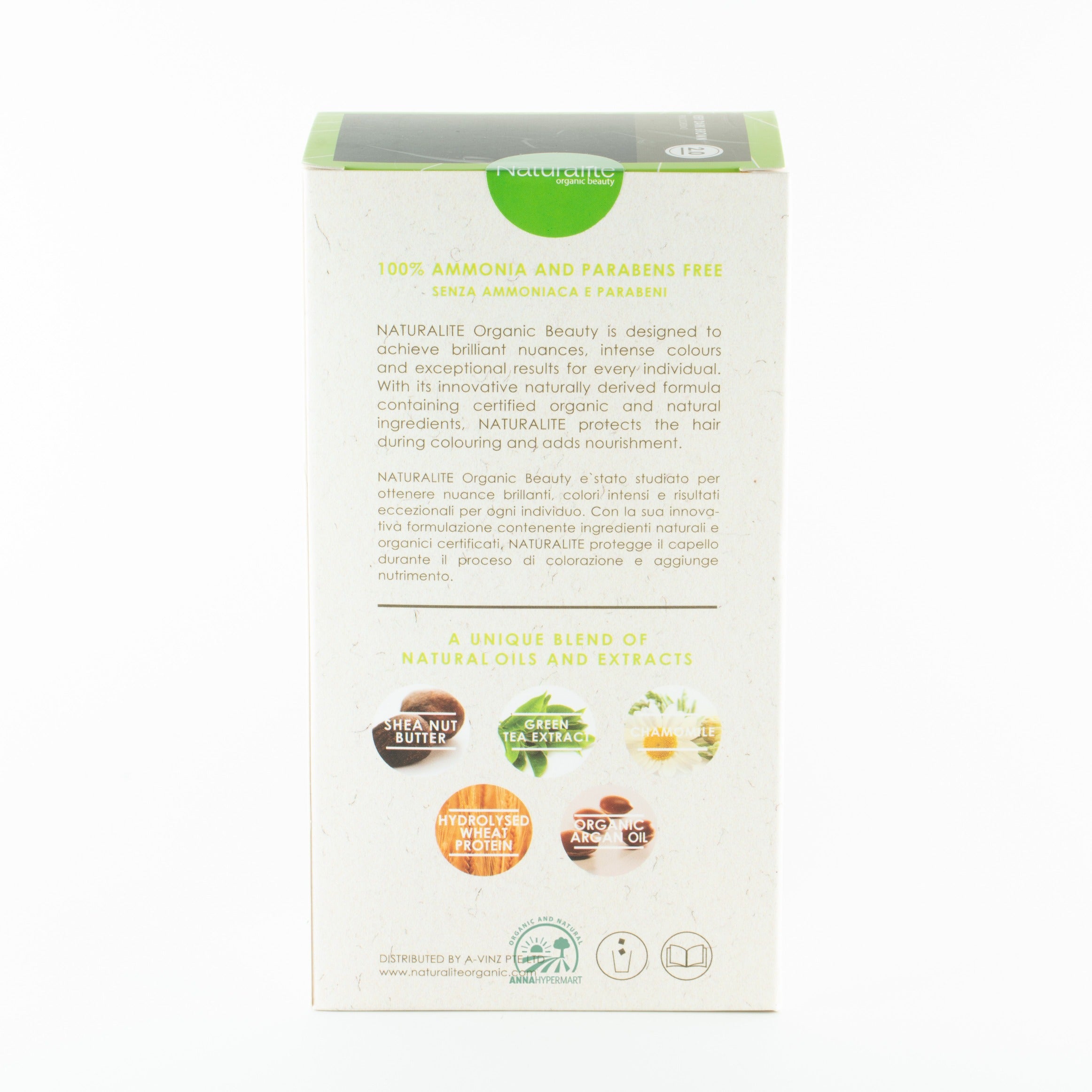 Naturalite Organic Permanent Hair Colour   2.0