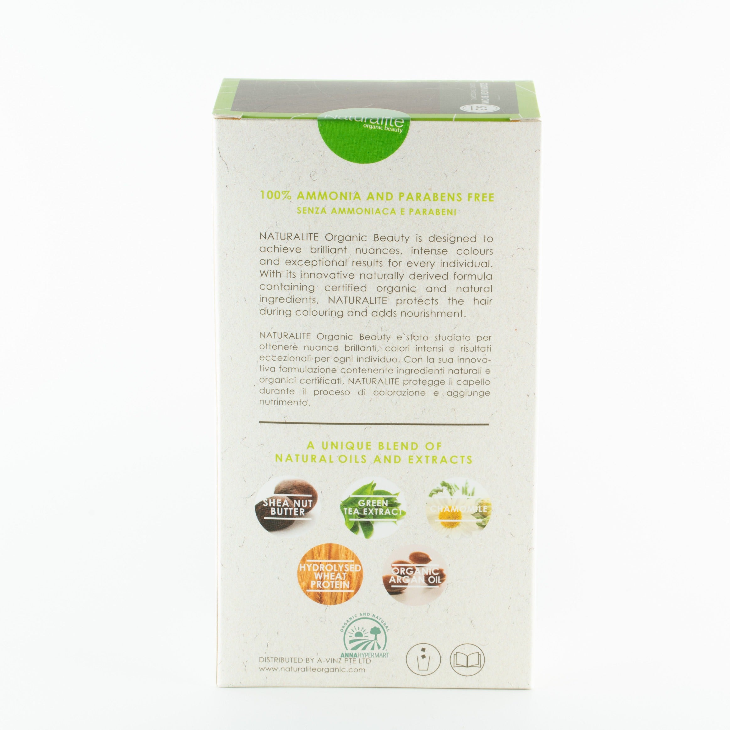 Naturalite Organic permanent Hair Colour 5.3