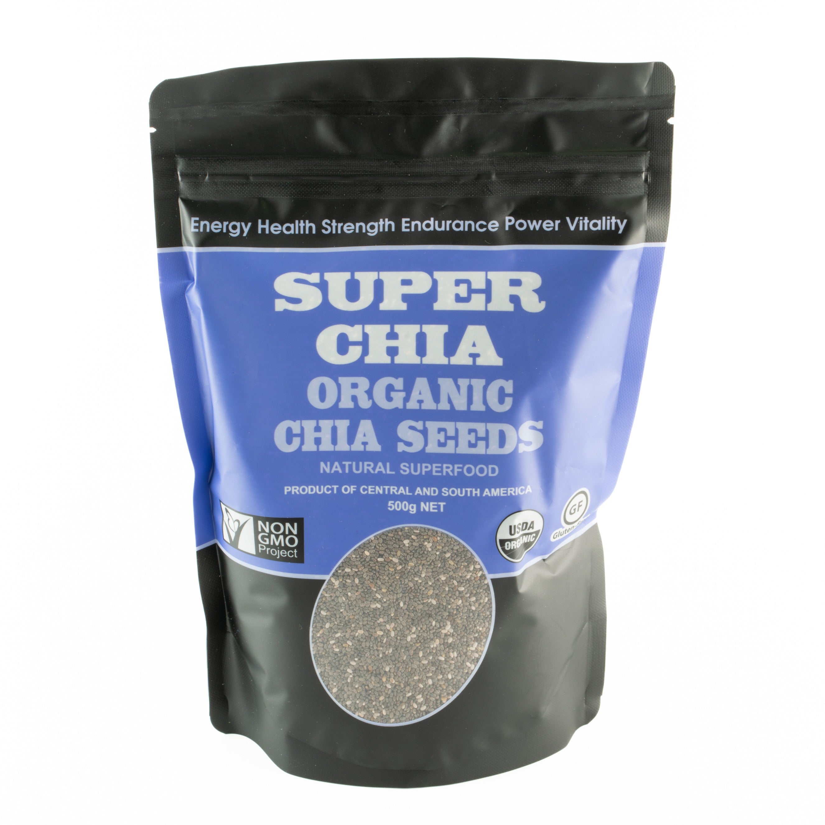 Super Chia Organic Chia Seeds 500g