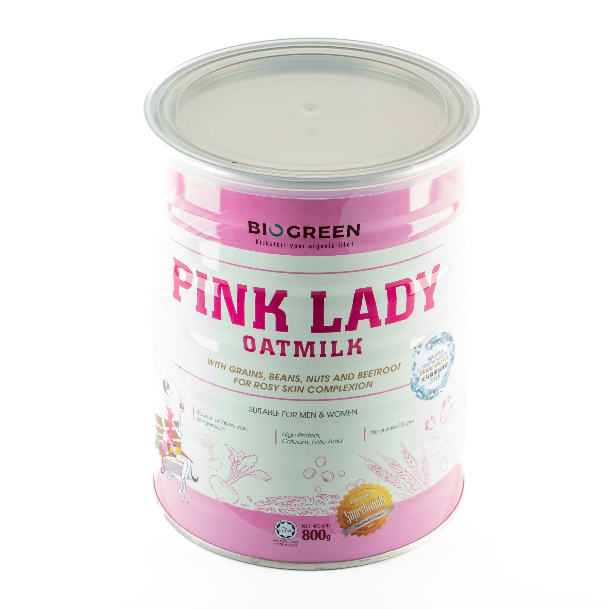Biogreen Pink Lady Oatmilk