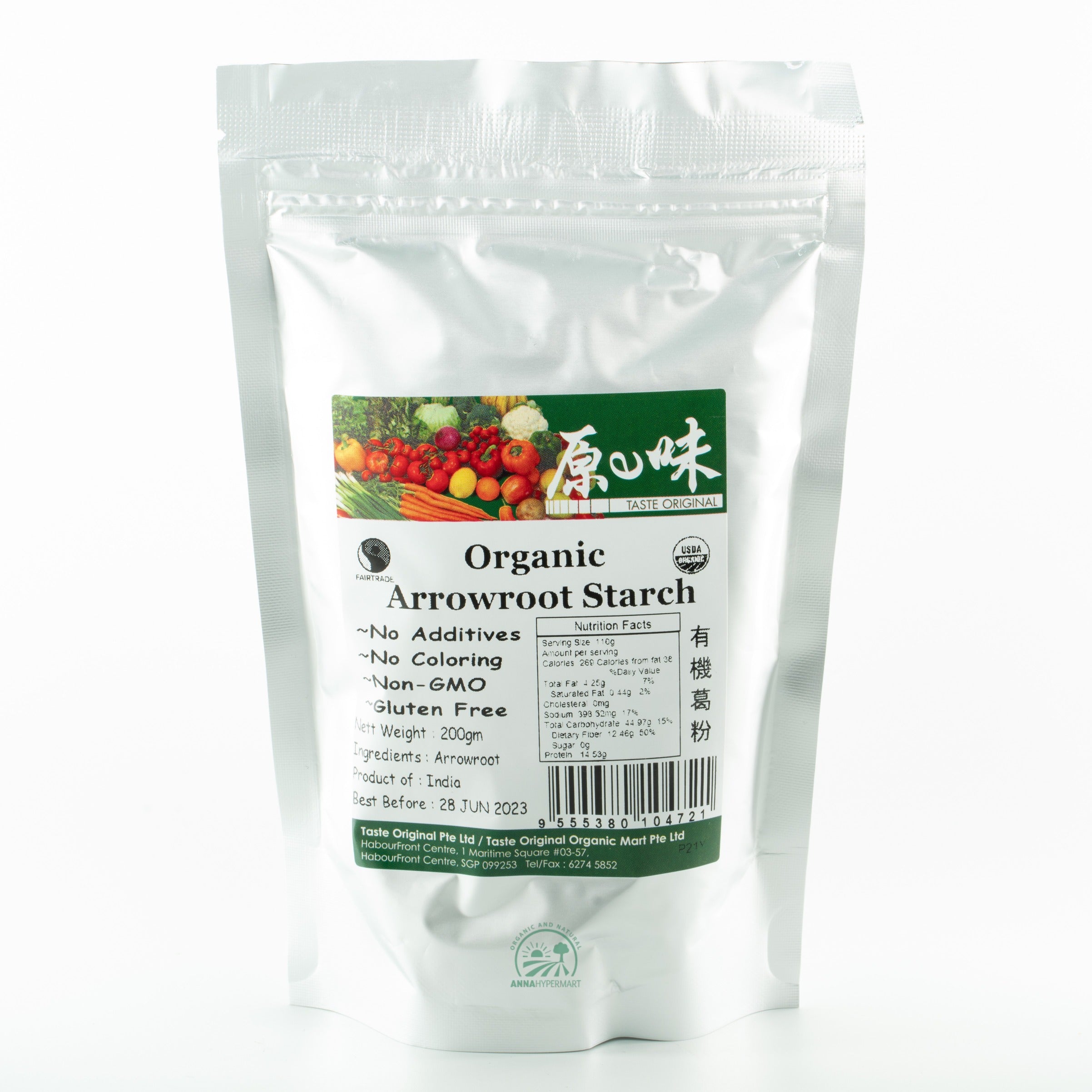 有機葛根粉 Taste Original Organic Arrowroot Starch 200g