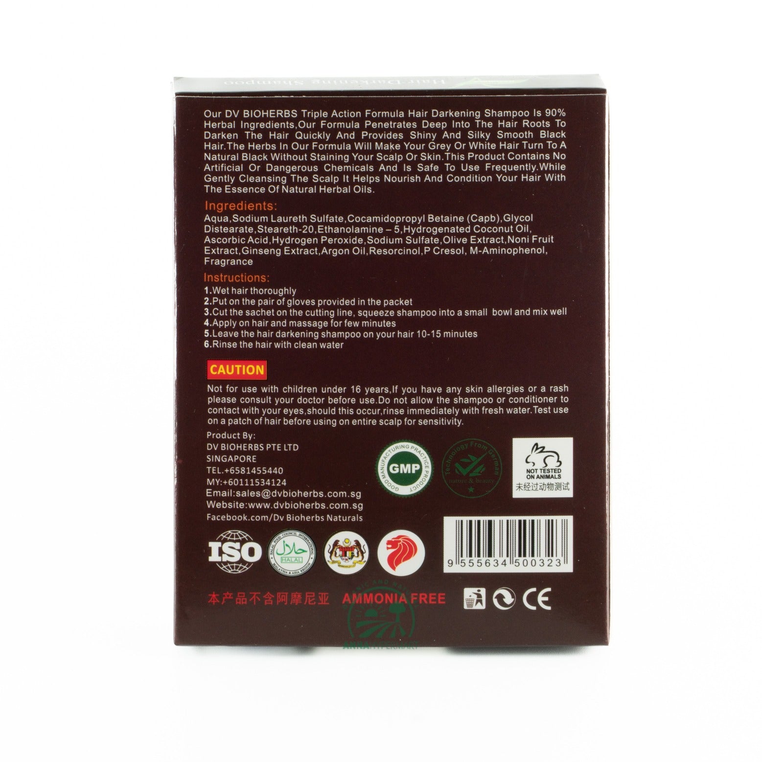 Bloherbs Hair Darkeing Shampoo