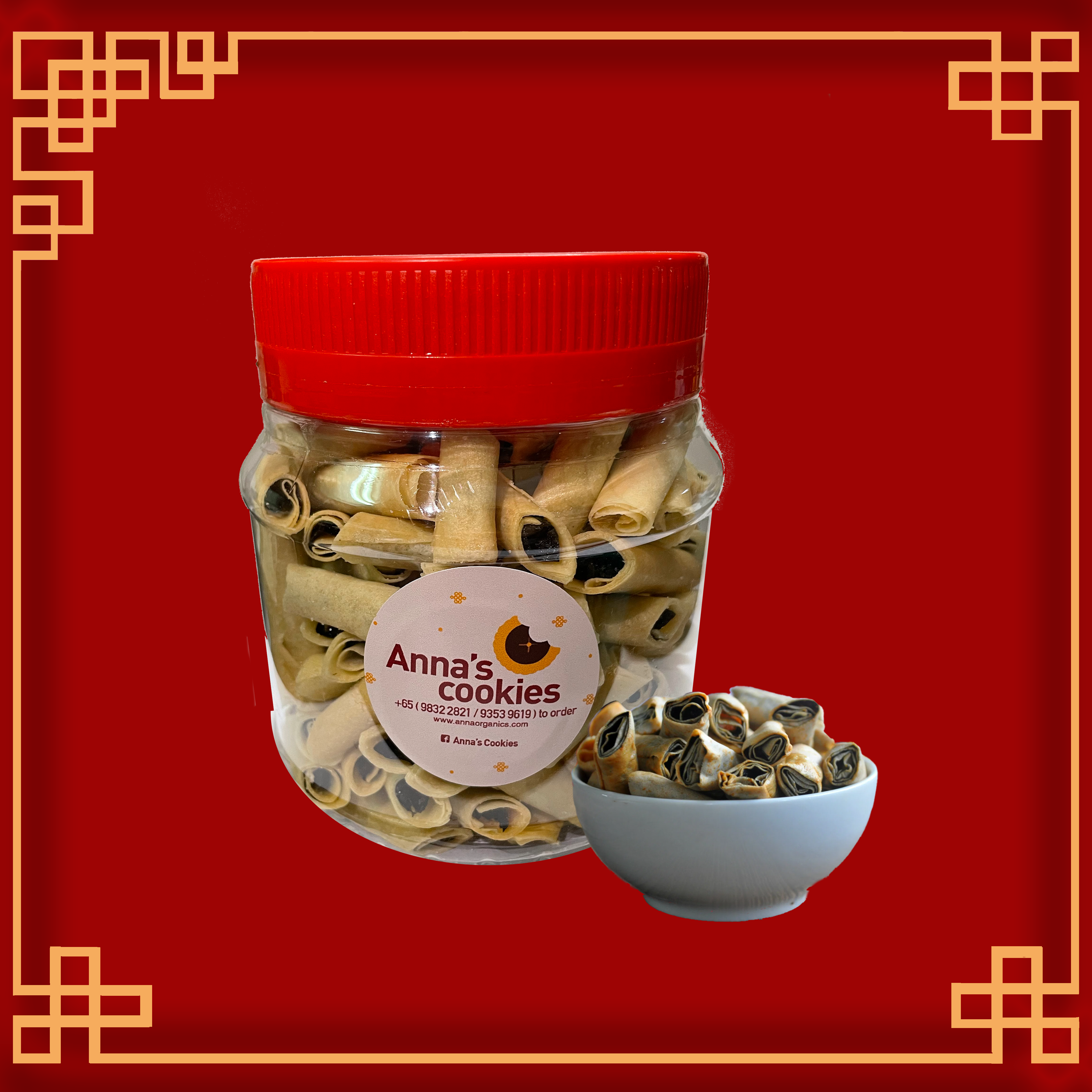 Seaweed Spring Roll Crisps--[紫菜春卷饼]