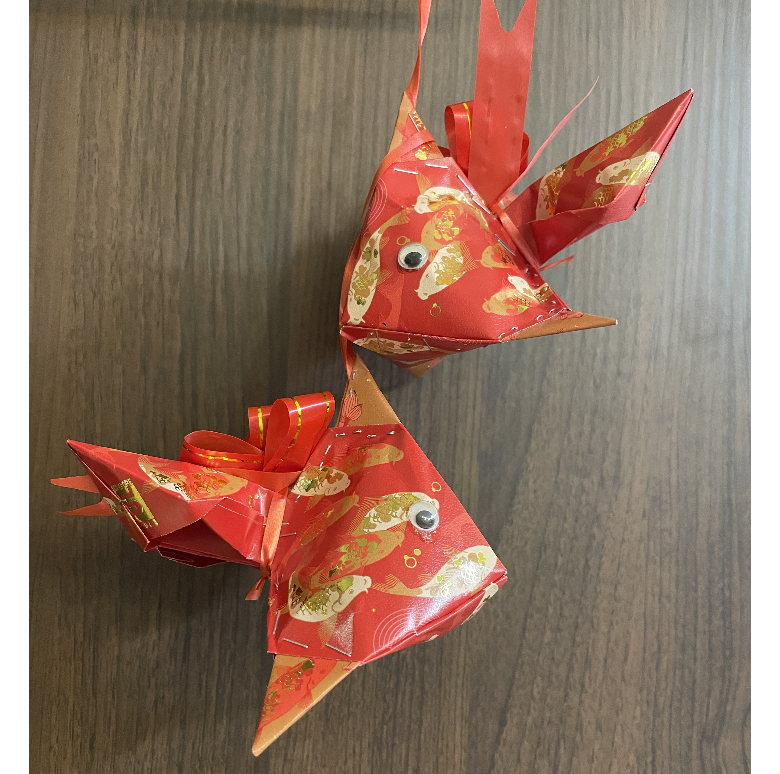 Handmade Angpow Fish Decoration (Medium Sized) - Design 4
