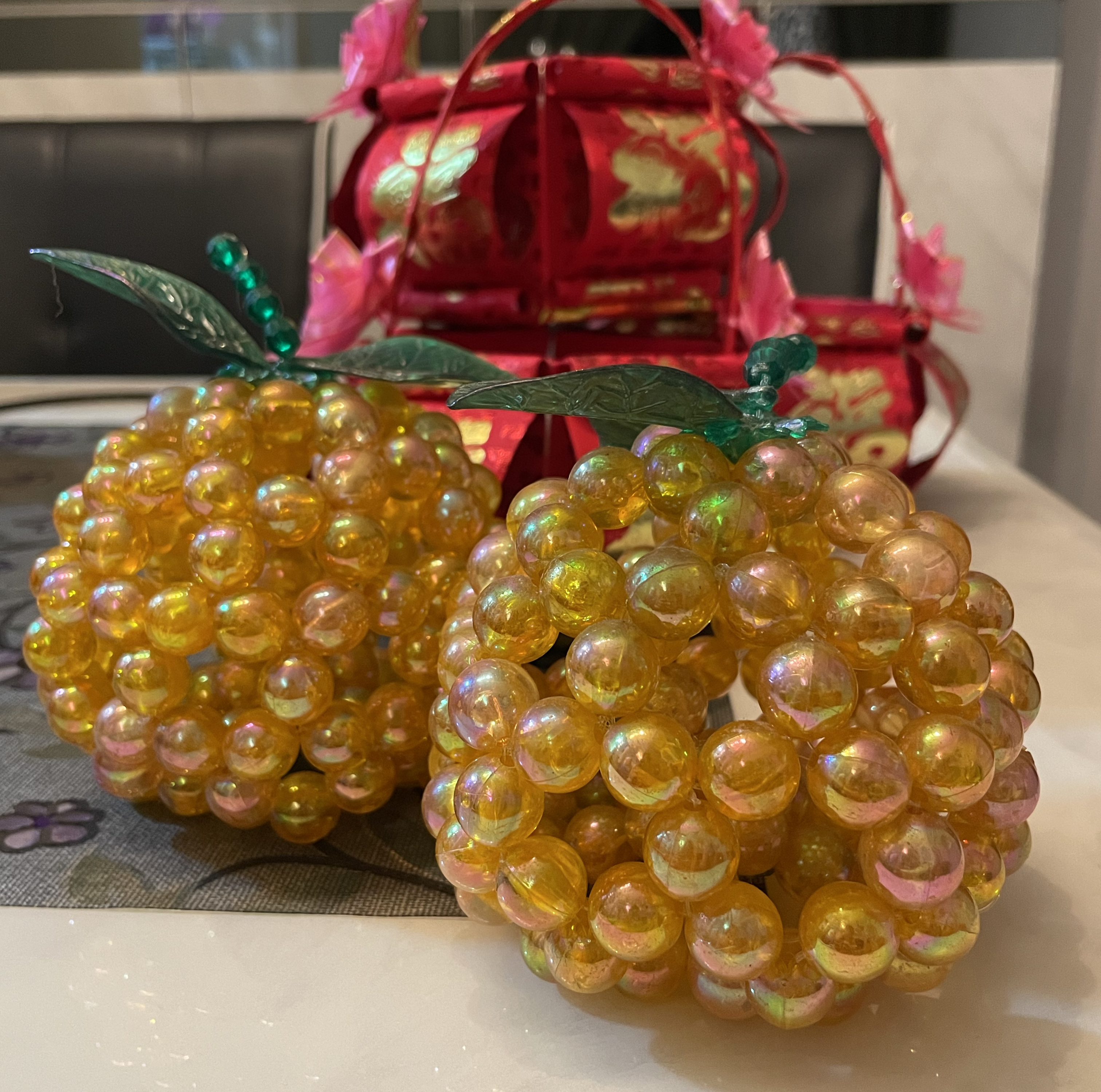 Handmade Beaded Display Oranges (Pre-Order only)