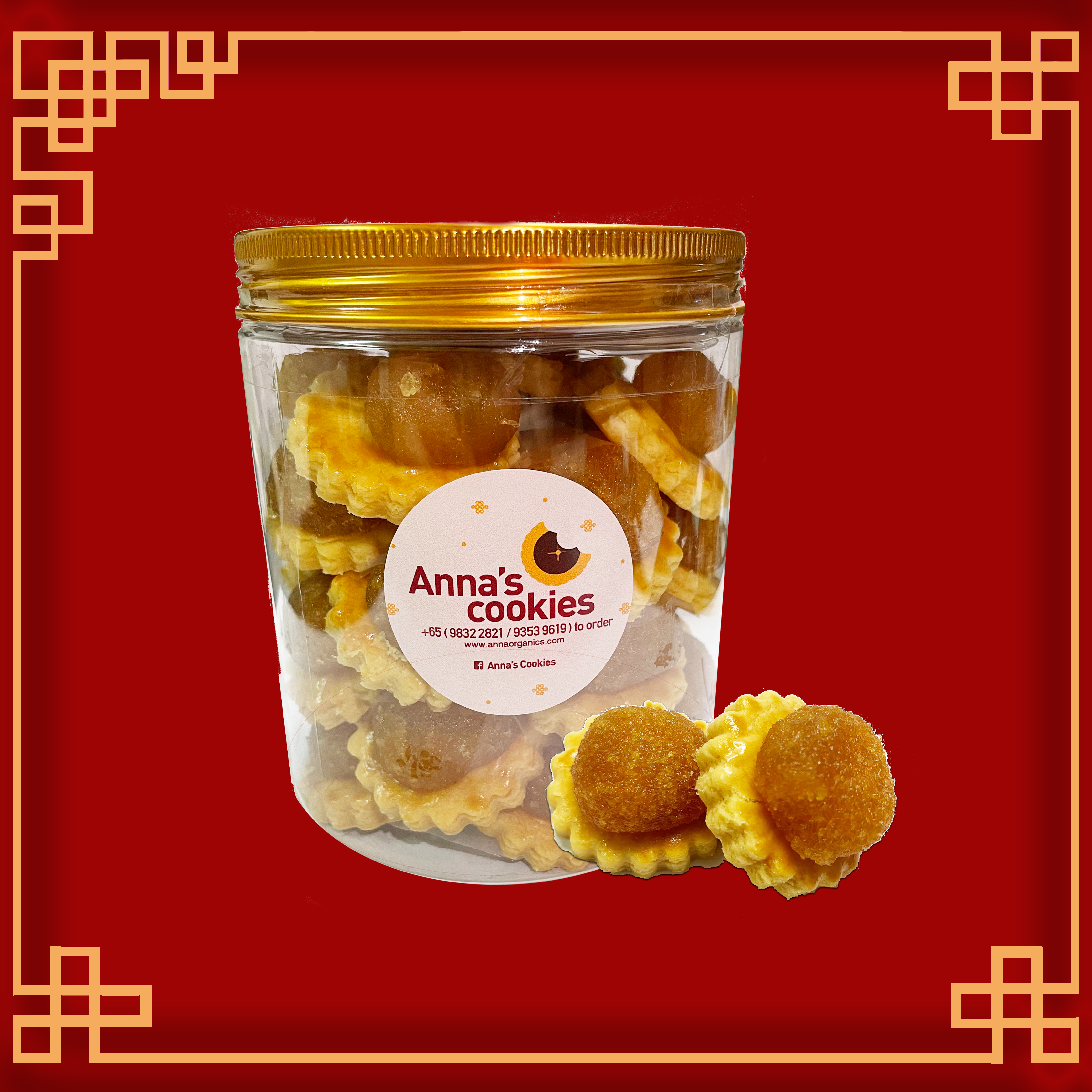 Pineapple Tart Open-Faced--[黄梨挞-开]